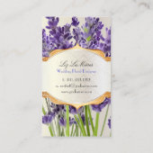 PixDezines maui lavender Visitekaartje (Achterkant)