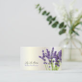 PixDezines maui lavender Visitekaartje (Staand voorkant)