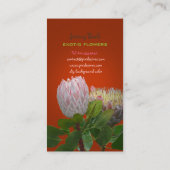 PixDezines maui protea/diy achtergrondkleur Visitekaartje (Achterkant)