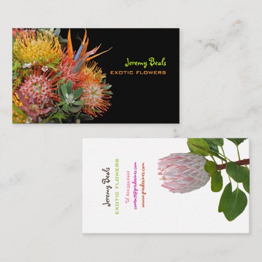 PixDezines maui-♥ Visitekaartje (Voorkant / Achterkant)