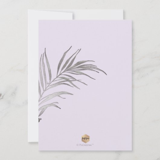 PixDezines Mauve+Lila Palms, dat doen we Kaart (Achterkant)
