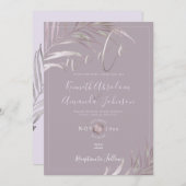 PixDezines Mauve+Lila Palms, dat doen we Kaart (Voorkant / Achterkant)