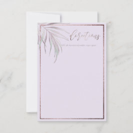 PixDezines Mauve Palms Routebeschrijving RSVP Kaartje