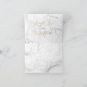PixDezines Mazel Tov, Marble+Faux Gold Kaart (Binnen)
