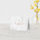 PixDezines Mazel Tov, Marble+Faux Roos Gold Kaart (Gele Bloem)