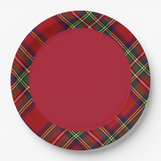 PixDezines McLean Scottish Tartan Paper Bord (Voorkant)