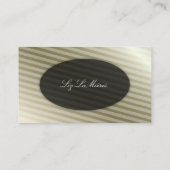 PixDezines Medium Stripes + Faux Foil Visitekaartje (Achterkant)