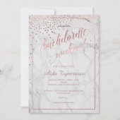 PixDezines Meisjesweekend Nep Rose Goud Kaart (Voorkant)