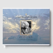 PixDezines Memorial Sun+Sky Gastboek Gastenboek (Voorkant)