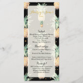 PixDezines Menu/Ananas/Gouden Specks/DIY achtergro Menu (Achterkant)