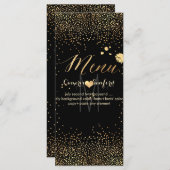 PixDezines Menu Champagne Bubbels/Rack Kaarten (Voorkant / Achterkant)