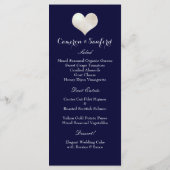 PixDezines Menu DIY Kleur/Faux Zilver Hart (Achterkant)