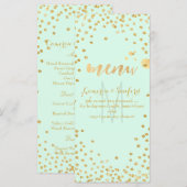 PixDezines menu DIY kleur/verblind goud stippen (Voorkant / Achterkant)