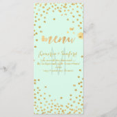 PixDezines menu DIY kleur/verblind goud stippen (Voorkant)