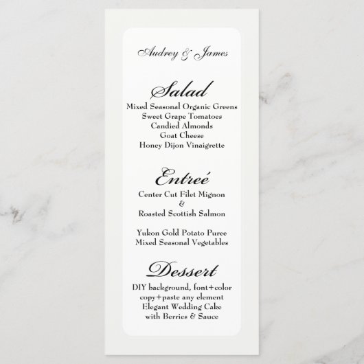 PixDezines Menu/Fancy Script/Faux Gold Menu (Achterkant)