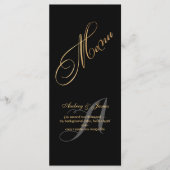 PixDezines Menu/Fancy Script/Faux Gold Menu (Voorkant)