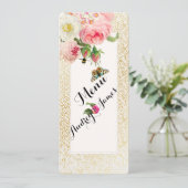 PixDezines Menu Faux Gold Spects/rozen (Staand voorkant)