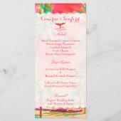 PixDezines menu  hawaii strand/koraal (Achterkant)