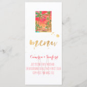 PixDezines menu hawaii strand/koraal (Voorkant)