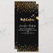 PixDezines menu verblind gouden stippen (Voorkant / Achterkant)