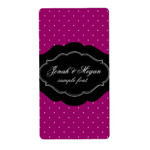 PixDezines Mini Stippen/wit/DIY achtergrond kleur! Etiket