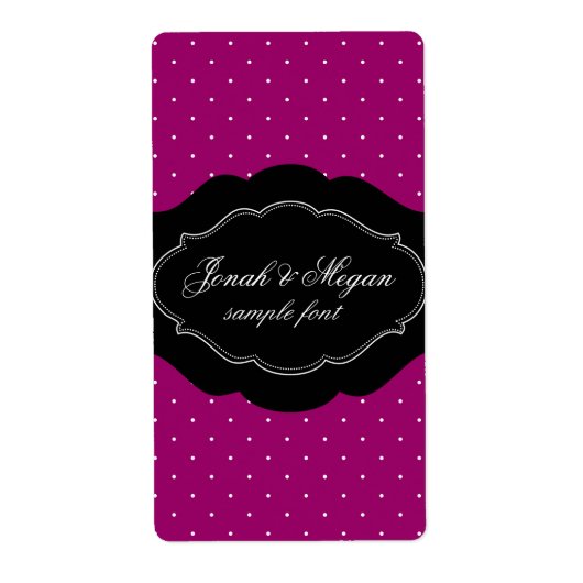 PixDezines Mini Stippen/wit/DIY achtergrond kleur! Etiket (Voorkant)