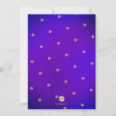 PixDezines Minimalist Ultra Violet Mitswa, script Kaart (Achterkant)