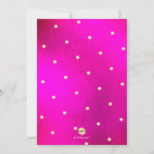 PixDezines minimalistisch GOLD HOT FLASHY PINK Mit Kaart (Achterkant)