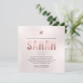 PixDezines Minimalistische DIY FAUX ROOS GOLD Mits Kaart (Staand voorkant)