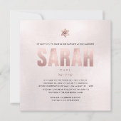 PixDezines Minimalistische DIY FAUX ROOS GOLD Mits Kaart (Voorkant)