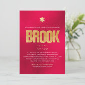 PixDezines Minimalistische RED HOT CHILI PEPPER Mi Kaart (Staand voorkant)