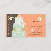 PixDezines mint bruidstaarten/ontvangstkaarten Informatiekaartje (Achterkant)