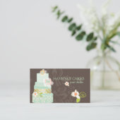 PixDezines mint bruidstaarten/ontvangstkaarten Informatiekaartje (Staand voorkant)