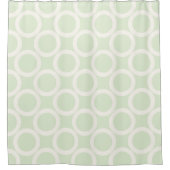 PixDezines Mint/DIY Kleur/Verstelbare Mod Ringen Douchegordijn (Voorkant)