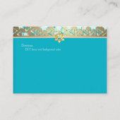 PixDezines mitswa routebeschrijving kaarten/grunge Informatiekaartje (Achterkant)