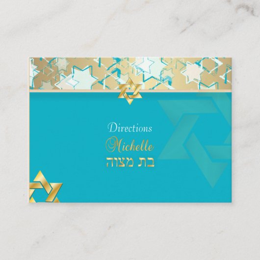 PixDezines mitswa routebeschrijving kaarten/grunge Informatiekaartje (Voorkant)