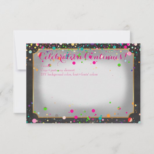 PixDezines Mitswa viering verblind/regenboog Kaart (Achterkant)