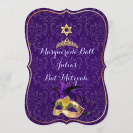 PixDezines Mitzvah Masquerade/DIY kleur! Kaart