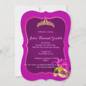 PixDezines Mitzvah Masquerade/DIY kleur! Kaart (Achterkant)