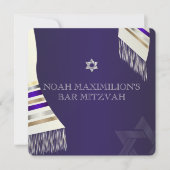 PixDezines mitzvah/paarse talk/dij achtergrond Kaart (Voorkant)