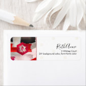 PixDezines Mitzvah Waterverf Swatches Rood + Zwart Etiket (Insitu)