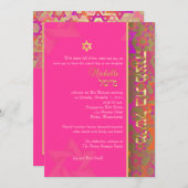 PixDezines mod stars/Bat Mitswa/diy kleur Kaart (Voorkant / Achterkant)