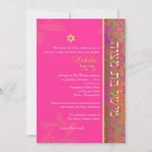 PixDezines mod sterren/Bat Mitzvah/diy kleur Kaart
