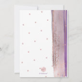 PixDezines Modern Abstract Tallit Bat Mitzvah Invi Kaart (Achterkant)