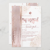 PixDezines Modern Abstract Tallit Bat Mitzvah Kaart (Voorkant / Achterkant)