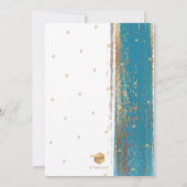 PixDezines Modern Abstracte Tallit Bar Mitzvah Inv Kaart (Achterkant)