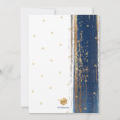 PixDezines Modern Abstracte Tallit Bar Mitzvah Inv Kaart (Achterkant)