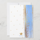 PixDezines Modern Abstracte Tallit Bar Mitzvah Kaart (Achterkant)