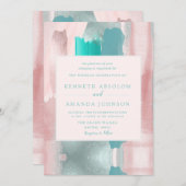 PixDezines Modern Art Color Blauwgroen Sage Kaart (Voorkant / Achterkant)