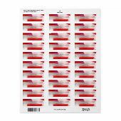 PixDezines Modern Art Waterverf Kleurenblok Etiket (Full Sheet)